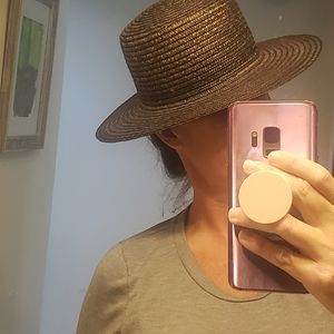 Vintage Madcaps Brown Straw Hat